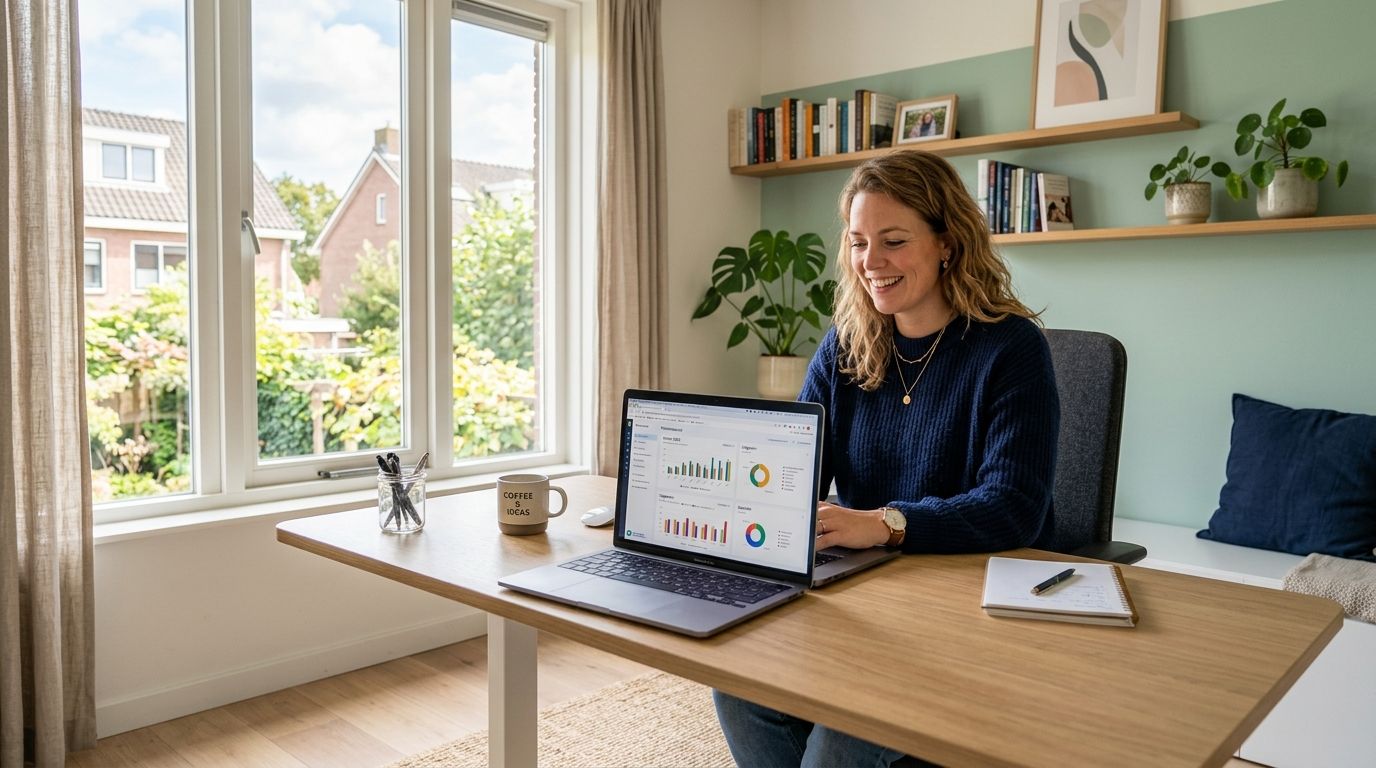 Ondernemer werkt samen met Fit in Finance